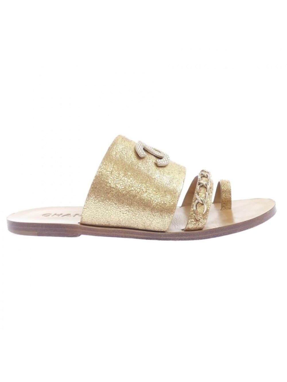 Chanel Sandals Gold